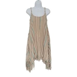 Lagaci Bohemian Fringe Sun Dress Size Medium.